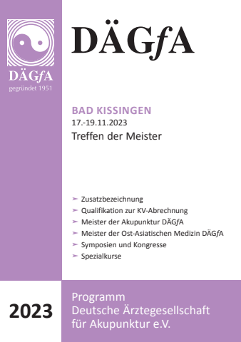 DÄGfA Programmheft